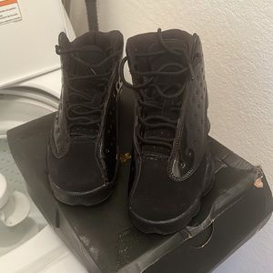 Nike Air Jordan 13 Retro Shoes Black Patent Leather